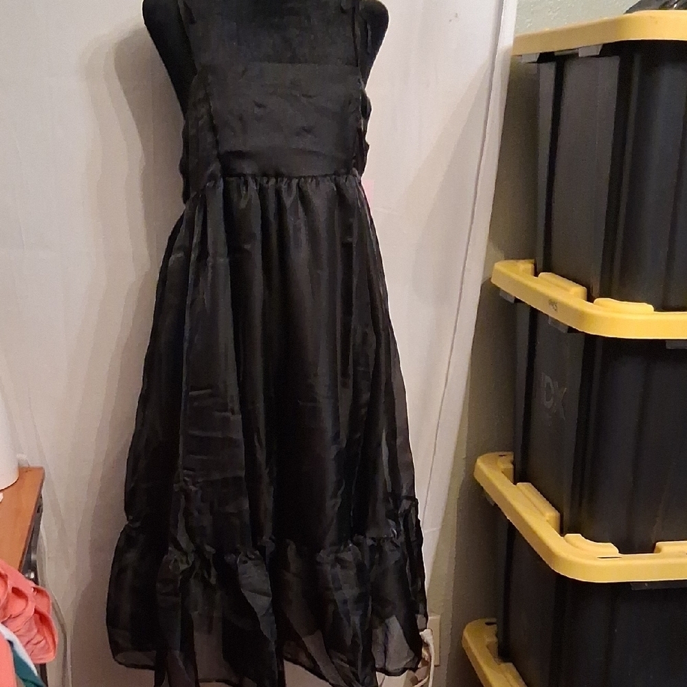 Wild Fable Black Lined Dress Size Medium
